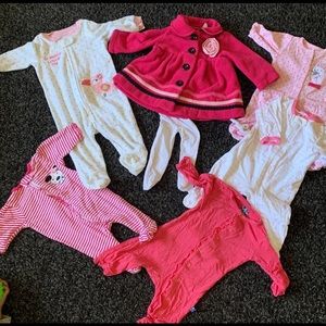 3-6 month baby girl clothes bundle